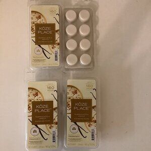 Koze Place Pumpkin Latte & Vanilla Wax Melts With Room Filling Fragrance 4Packs